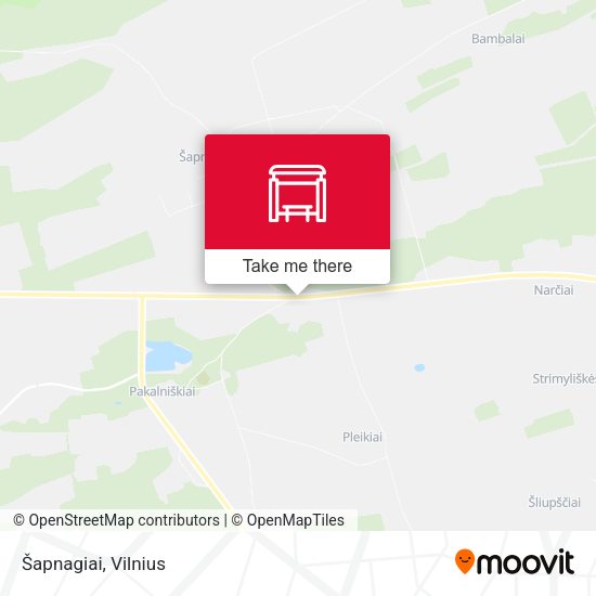 Карта Šapnagiai