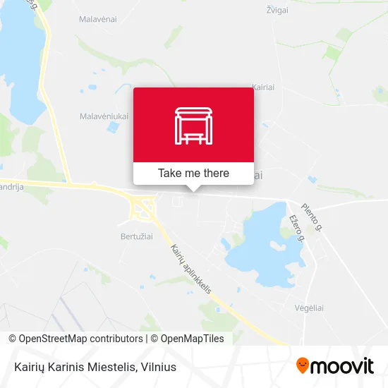 Kairių Karinis Miestelis map