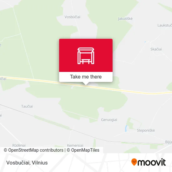Карта Vosbučiai