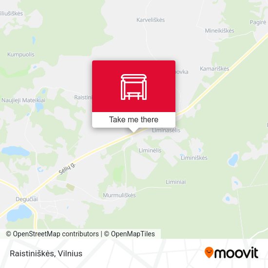 Карта Raistiniškės