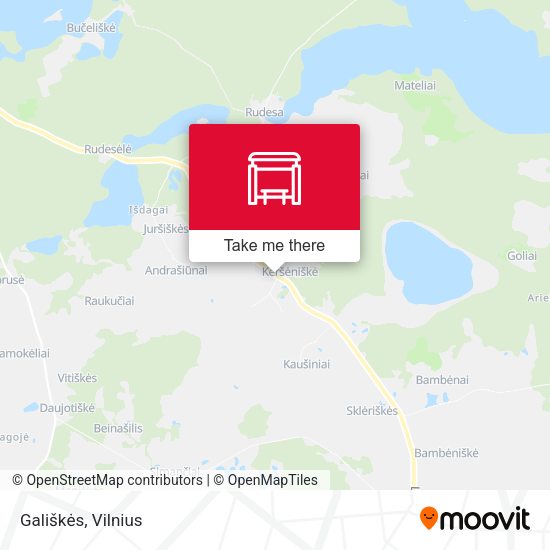Карта Gališkės