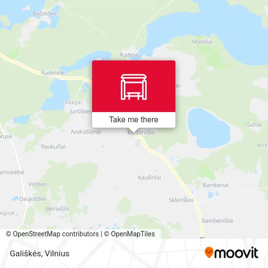 Карта Gališkės
