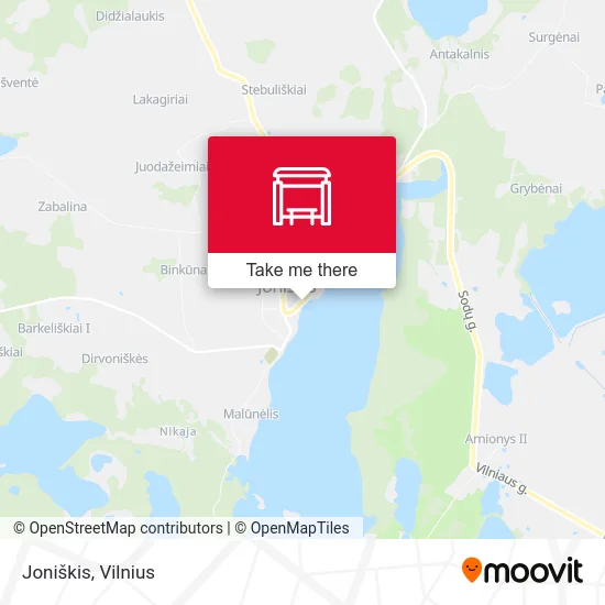 Карта Joniškis