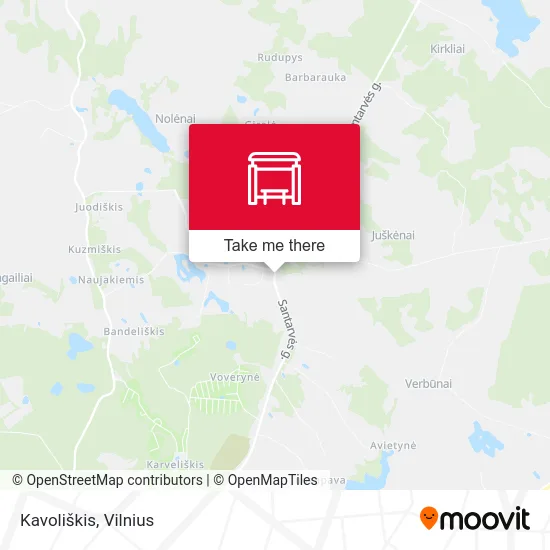 Карта Kavoliškis