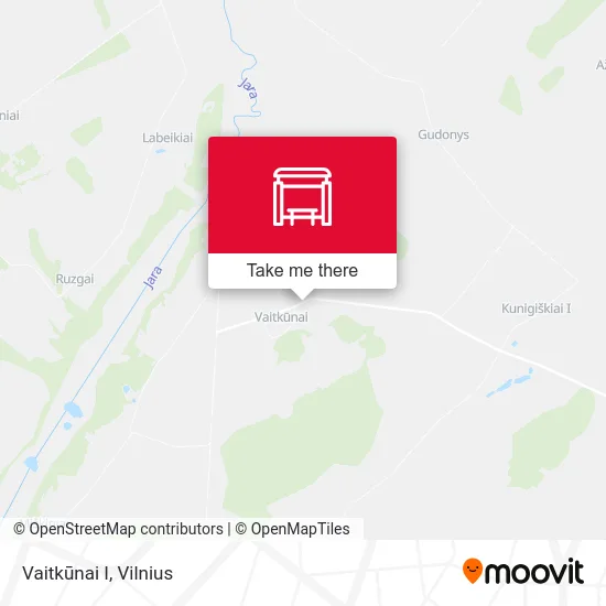 Vaitkūnai I map