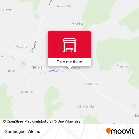 Карта Surdaugiai