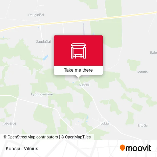 Карта Kupšiai
