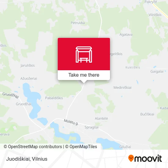 Карта Juodiškiai