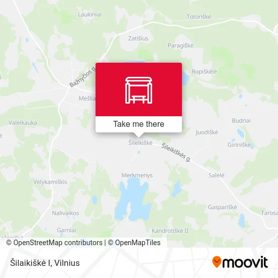 Карта Šilaikiškė I