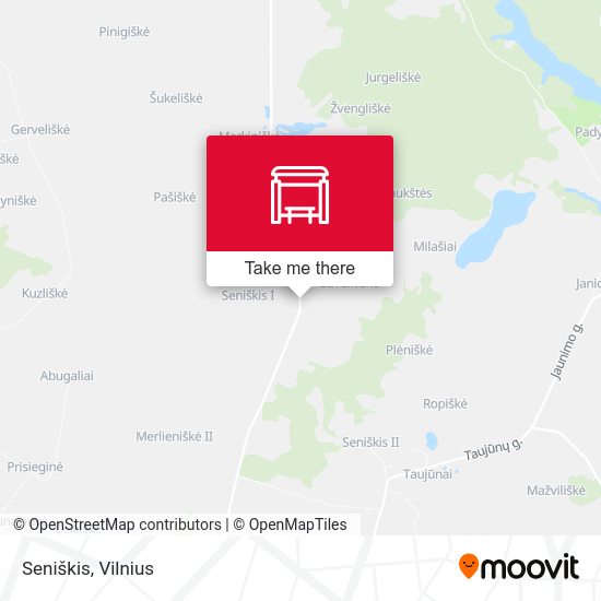 Карта Seniškis