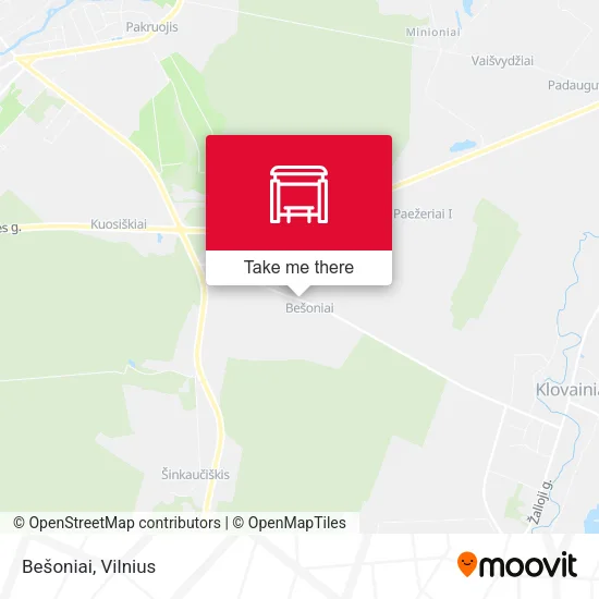 Карта Bešoniai