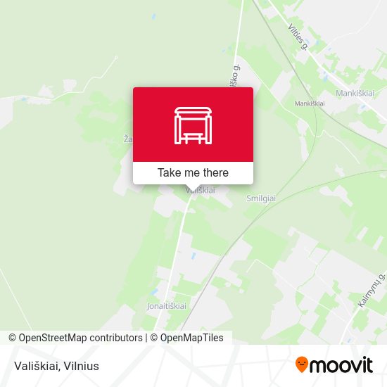 Карта Vališkiai