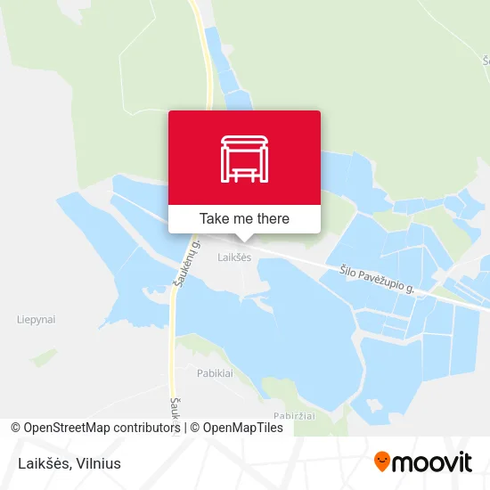 Карта Laikšės