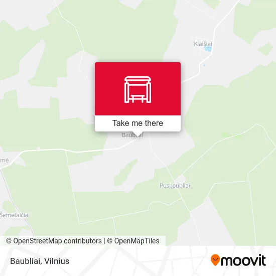Карта Baubliai
