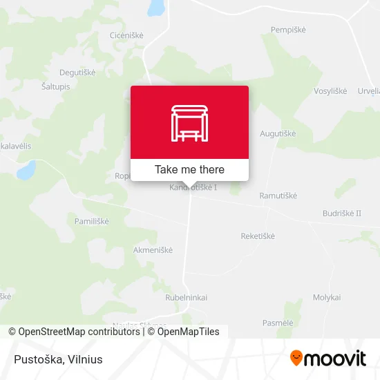 Карта Pustoška