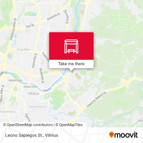 Leono Sapiegos St. map