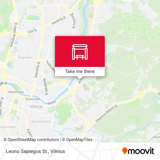 Leono Sapiegos St. map