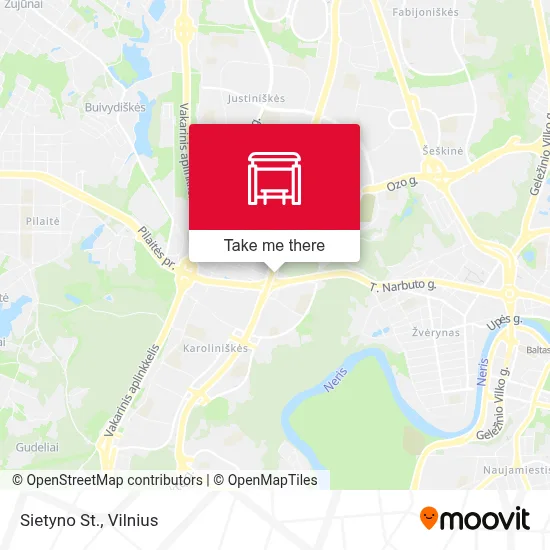 Sietyno St. map
