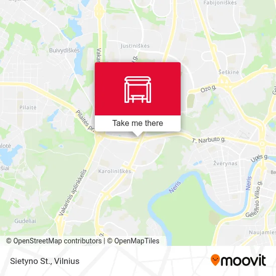 Sietyno St. map