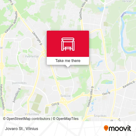 Jovaro St. map
