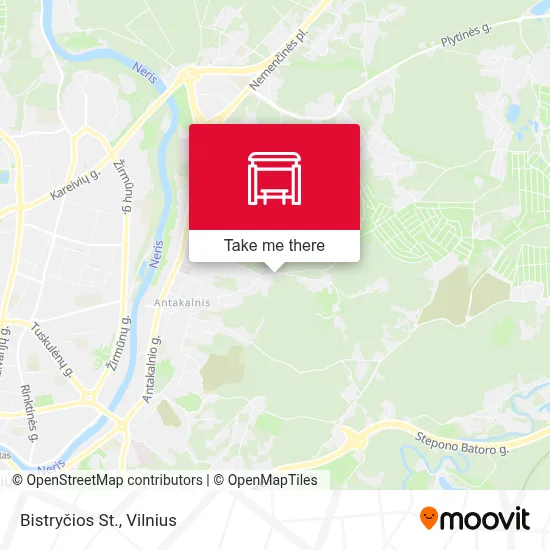Bistryčios St. map