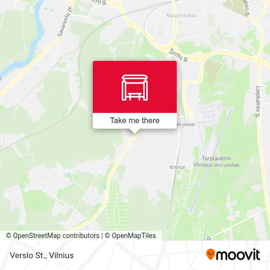 Verslo St. map