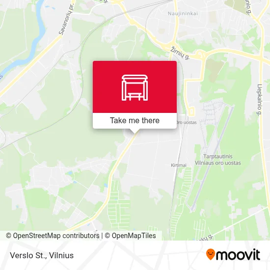 Verslo St. map