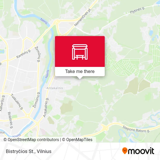 Bistryčios St. map