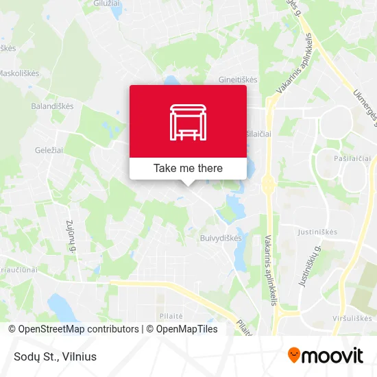 Sodų St. map