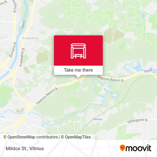 Mildos St. map