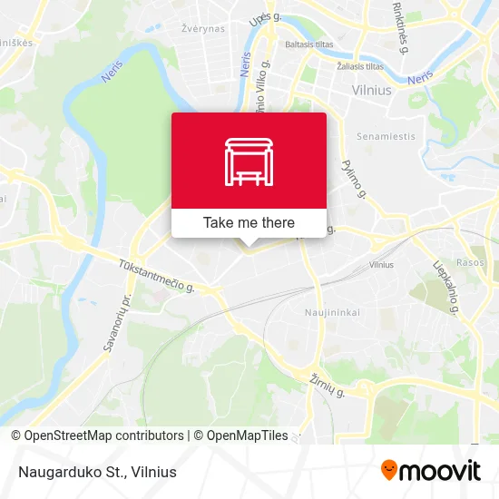 Naugarduko St. map