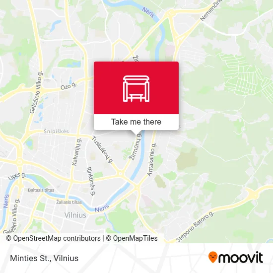 Minties St. map