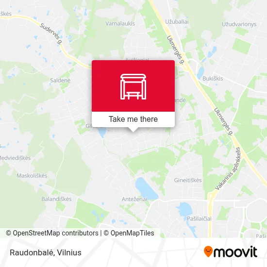 Raudonbalė map