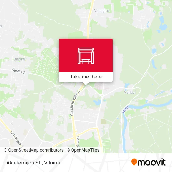 Akademijos St. map
