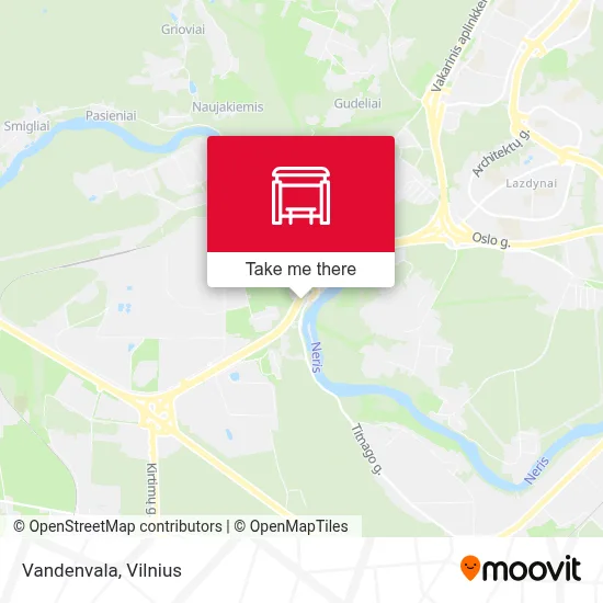 Vandenvala map