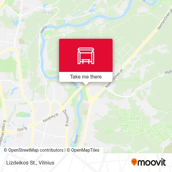 Lizdeikos St. map