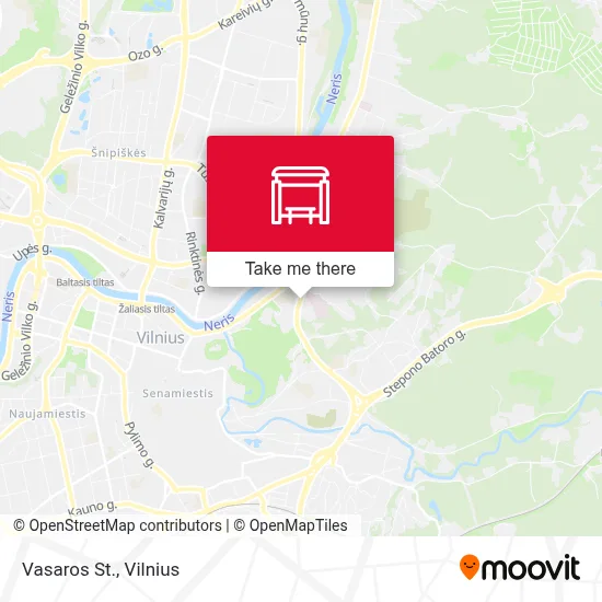 Vasaros St. map