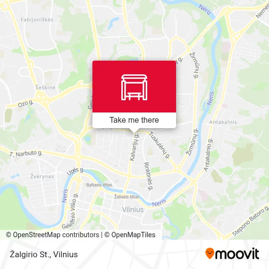Žalgirio St. map