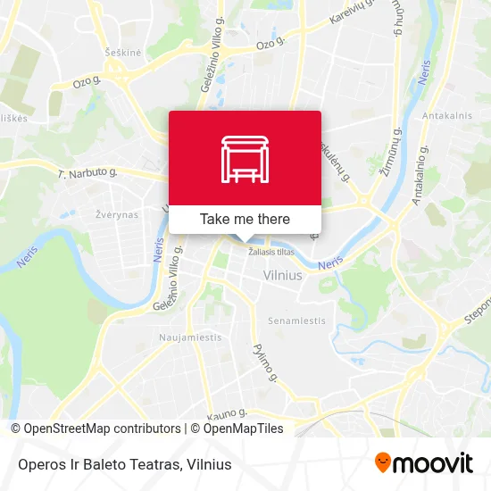 Operos Ir Baleto Teatras map