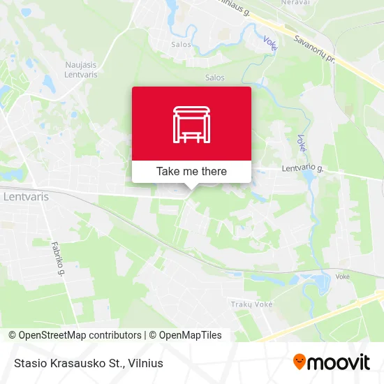 Stasio Krasausko St. map