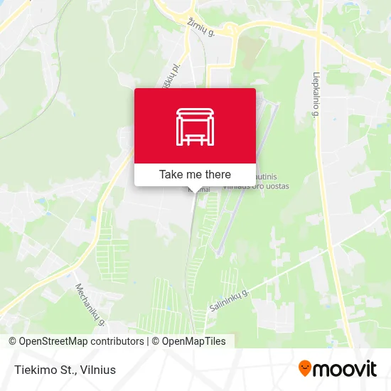 Tiekimo St. map