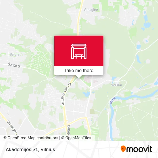 Akademijos St. map
