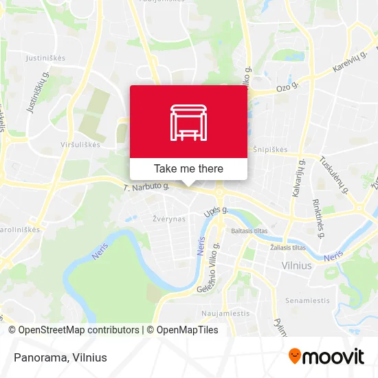 Panorama map