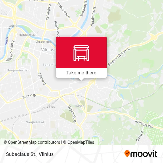Subačiaus St. map