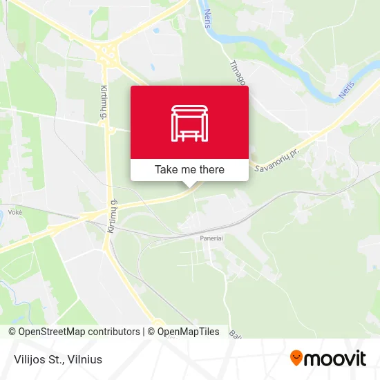 Vilijos St. map