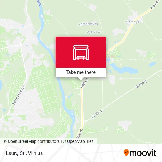 Laurų St. map