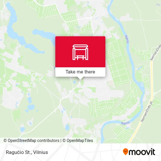 Ragučio St. map