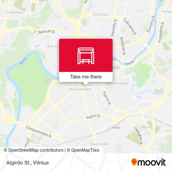 Algirdo St. map