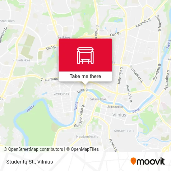 Studentų St. map