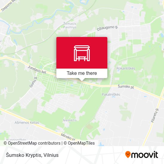 Карта Šumsko Kryptis